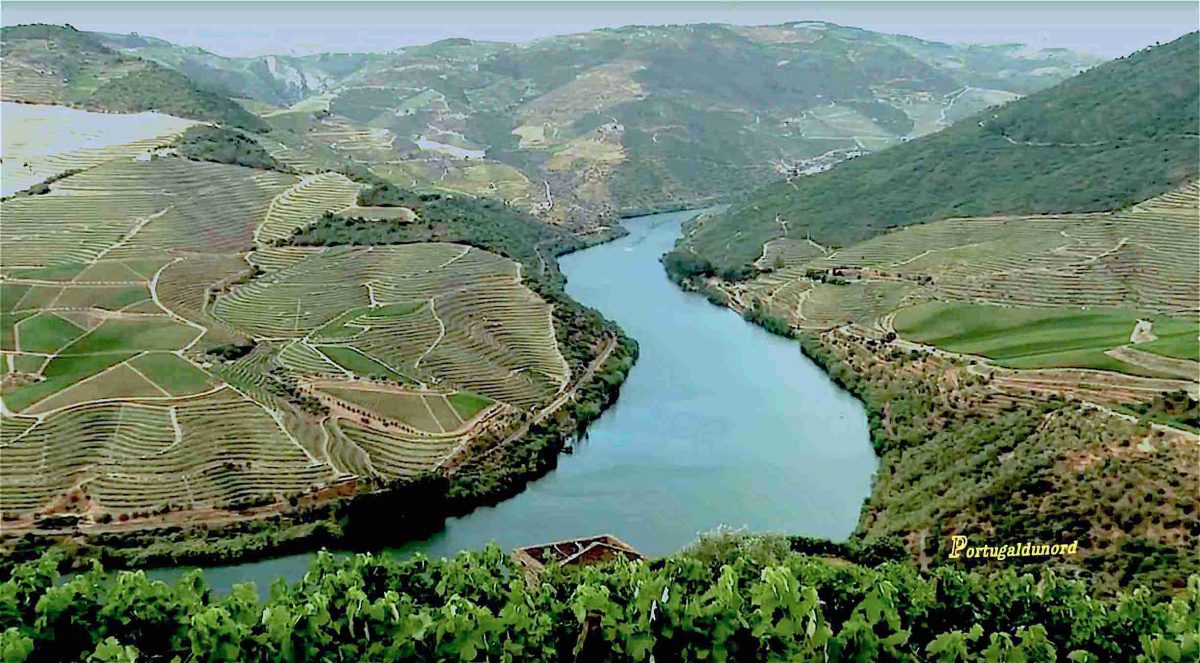 Vallée du Douro, vue sur la voie
