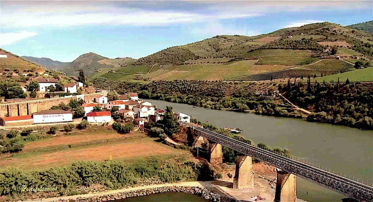 Voie le long du fleuve Douro, Portugal
